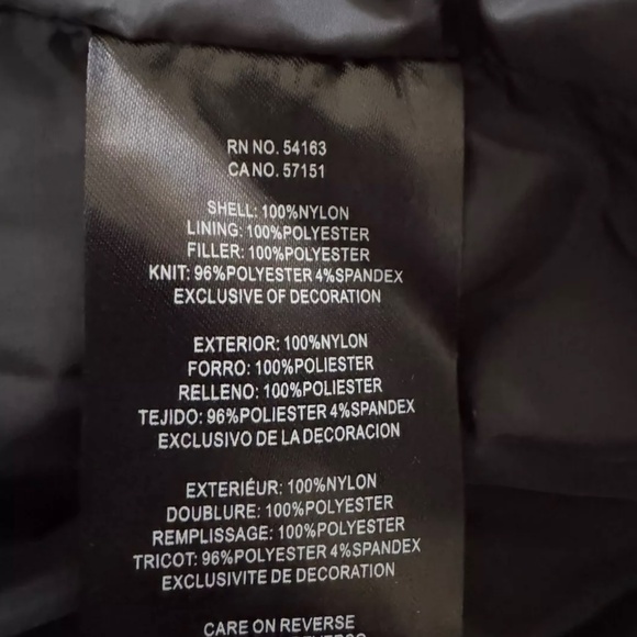 Tommy Hilfiger Hooded Wind Resistant Puffer Jacket Navy Dark Blue Mens Large L - Picture 4 of 5